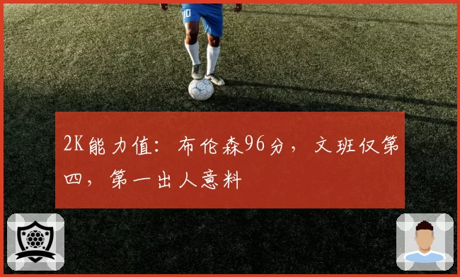 2K能力值：布伦森96分，文班仅第四，第一出人意料