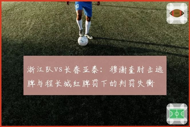浙江队vs长春亚泰：穆谢奎肘击逃牌与程长城红牌罚下的判罚失衡